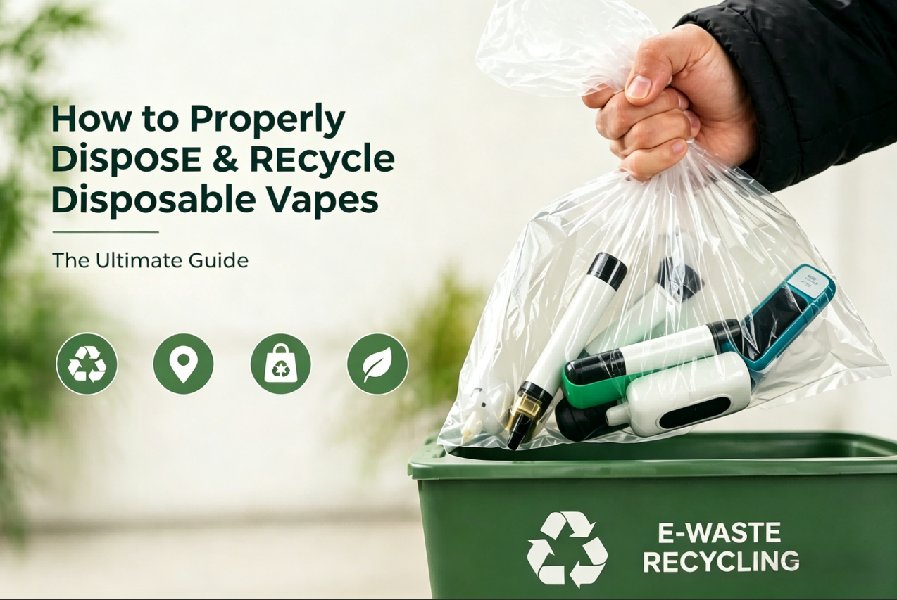 The Ultimate Guide: How to Properly Dispose and Recycle Disposable Vapes
